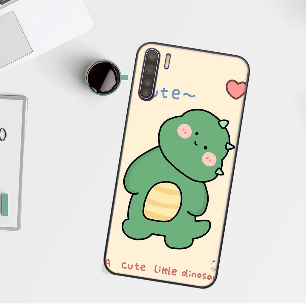 Ốp lưng Oppo A91 / RENO 3 in hình khủng long , gấu nâu xinh xắn, siêu cute  mà còn vô cùng RẺ -ĐẸP