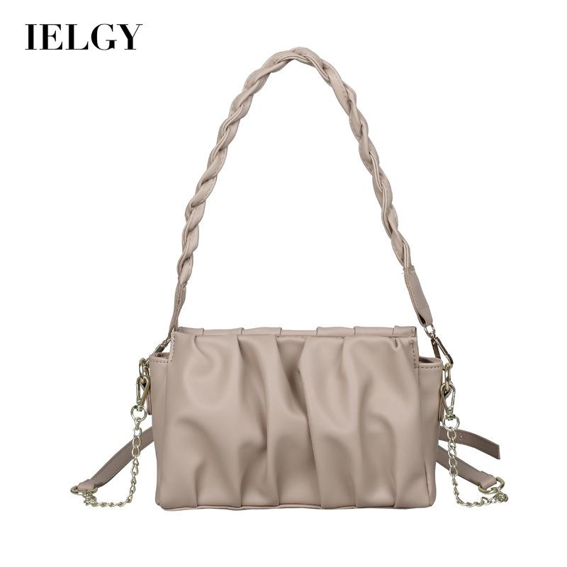 Túi đeo vai IELGY dây quai xích phong cách Hàn Quốc thanh lịch thời trang dành cho nữ