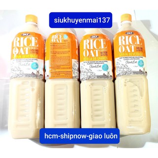 Combo 4 chai sữa gạo yến mạch hàn quốc 1.5l không đường okf. 9.2022