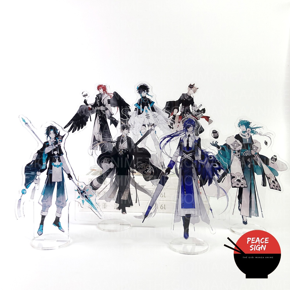 Mô hình GENSHIN IMPACT ver PHÁP SƯ TRUNG HOA standee game tượng acrylic anime mica chibi trang trí