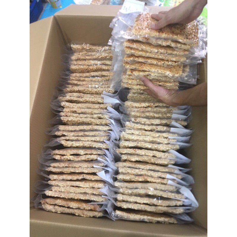 Cơm cháy chà bông gà nhà làm siêu sạch siêu giòn siêu ngon