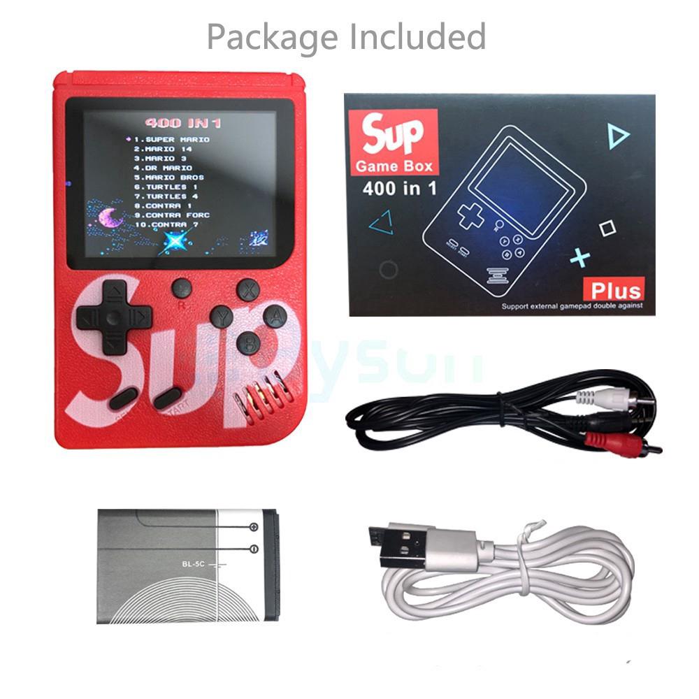 SUP 400 In 1 Handheld Retro Game Console Portable Mini Game Machine For Double Player