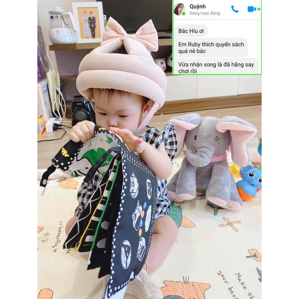 Bộ Sách Vải Song Ngữ Bé Yêu Thích Nhất [Sách Size To]