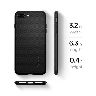Ốp lưng iPhone 8 Plus/ 7 Plus Spigen Liquid Air Armor(Đen)