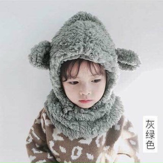 MŨ LÔNG KÍN CỔ cho bé size 2-5 tuổi