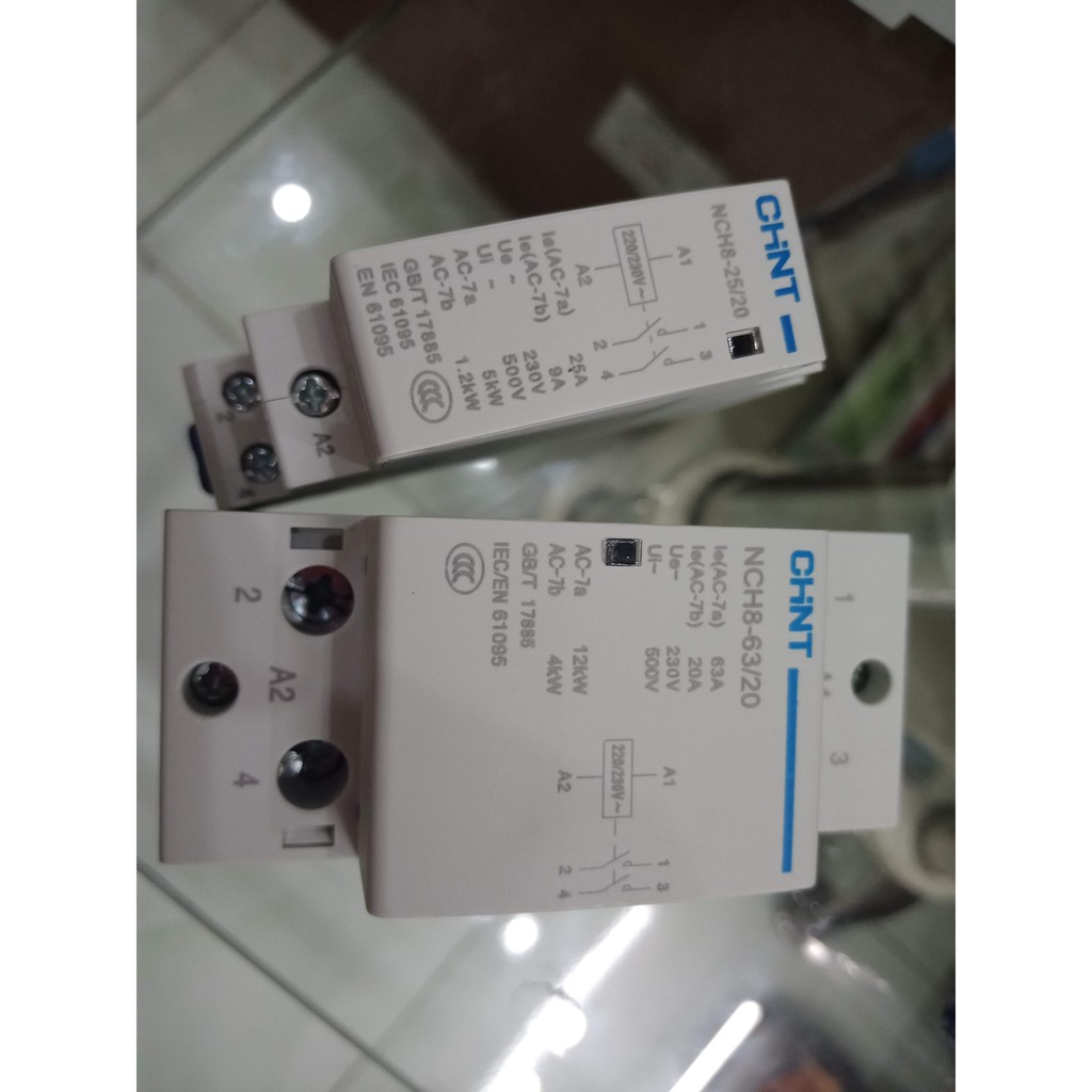 Contactor Khởi động từ 1 pha Chint 63A - 40A- 25A