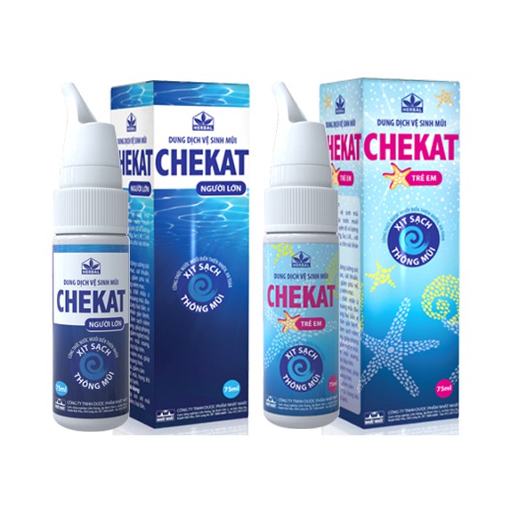 Dung Dịch Vệ Sinh Mũi Chekat 75ml