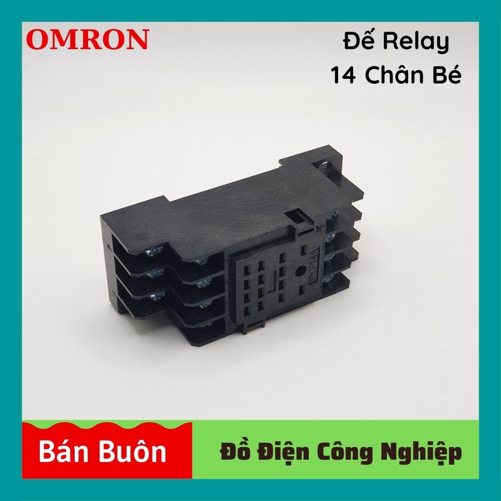 Relay omron 24v 14 chân, rơ le trung gian 24v