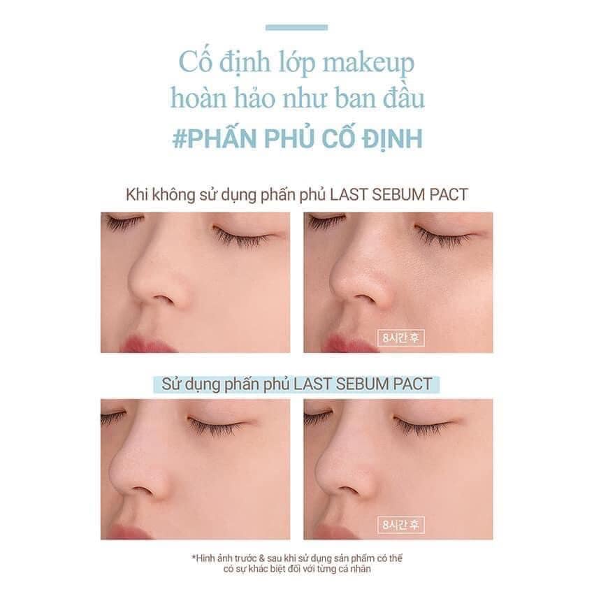 Phấn phủ kiềm dầu LAST SEBUM PACT 00 SUPER CLEAR