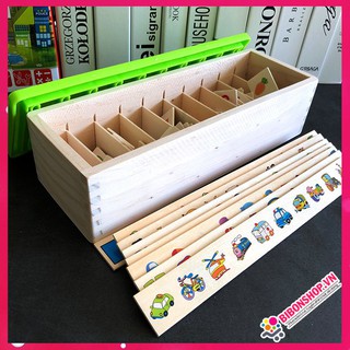 Đồ Chơi Thông Minh Thả Hình Theo Chủ Đề Bằng Gỗ Rèn Tư Duy Cho Bé