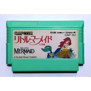 Băng điện tử 4 nút Famicom 1in1 Little Mermaid-Nàng Tiên Cá full IC sưu tầm.