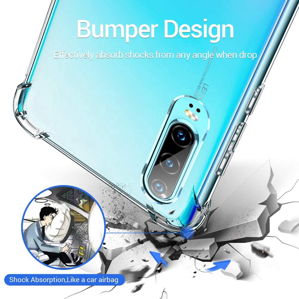 Ốp điện thoại TPU trong suốt siêu mỏng dành cho điện thoại Huawei P30 Lite Pro /NOVA 4E