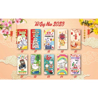 Sỉ 10 bao lì xì  Tết 2023 (được chọn mẫu)