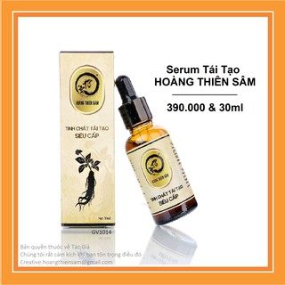 Tinh chất tái tạo siêu cấp hoàng thiên sâm 30ml