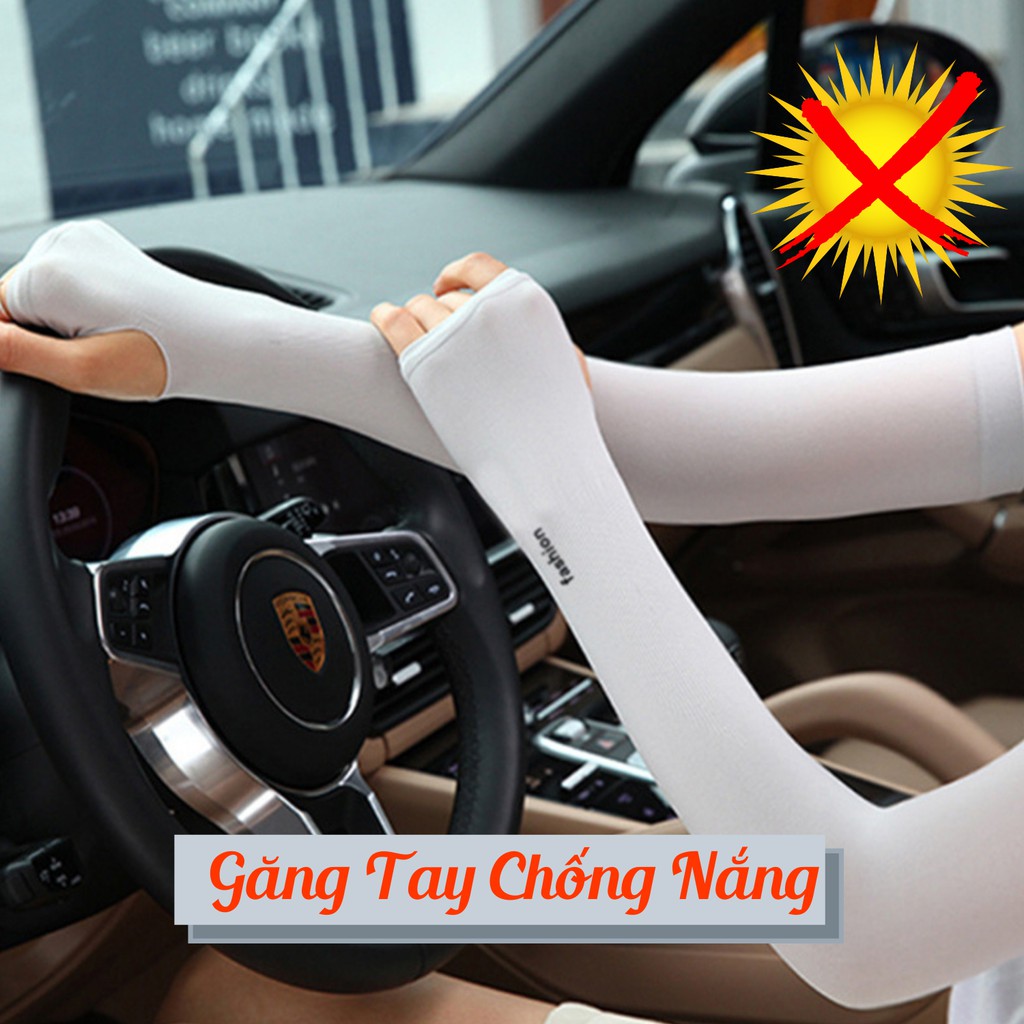 Bao Tay Chống Nắng, Găng Tay Chống Nắng Dài Xỏ Ngón Chống Tia UV Chất Liệu Vải Cao Cấp LEON OFFICIAL