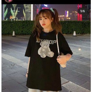 Tee gấu oversize