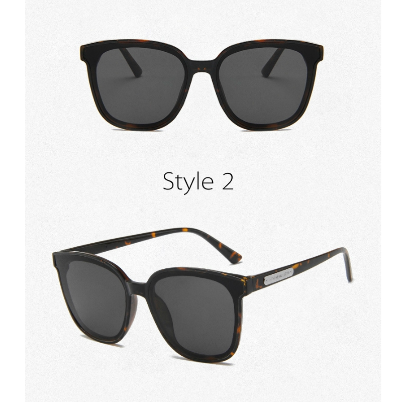 Square Frame Sunglasses Women Korean Eyewear INS