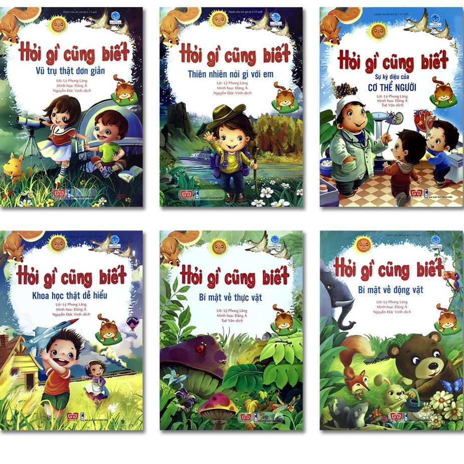 SÁCH - COMBO: Hỏi gì cũng biết (6 cuốn)