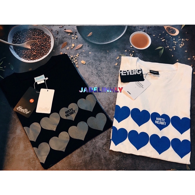 Áo phông nelly heybig sale (có sẵn) 4 tim hate heart