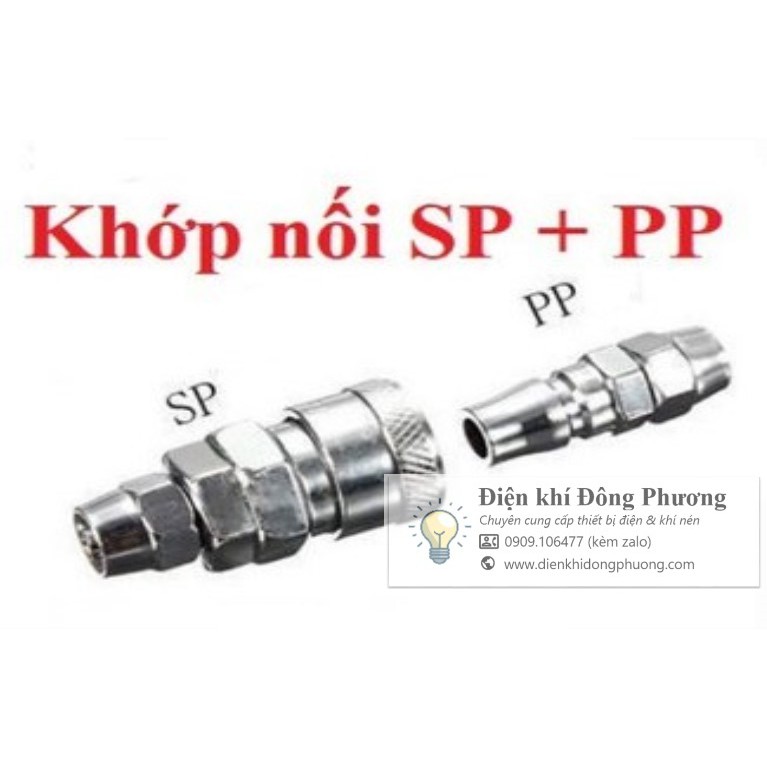 Bộ khớp nối nhanh SP-PP đực cái khí nén