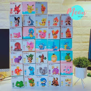 Xếp hình miniblock pokemon size M (từ 250’miếng đến 390 miếng)