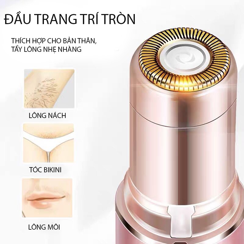 Máy Cạo Lông Mini Cạo Râu, Chân Mày, … Siêu Nhỏ Gọn Tiện Lợi