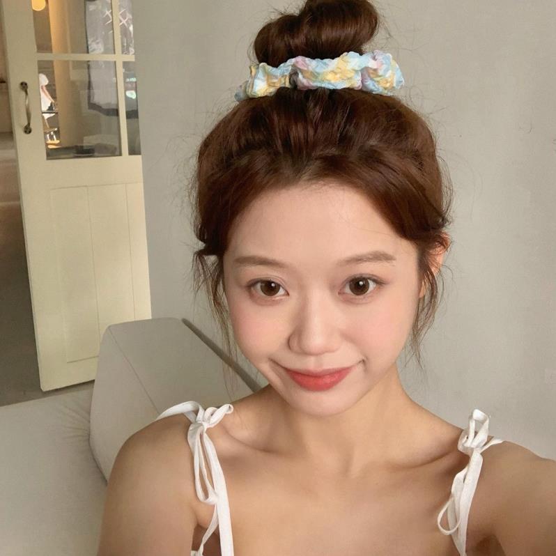 Dây Cột Tóc Kẻ Sọc / Váy xoè xinh dành cho bạn gái