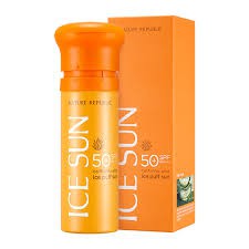 Kem Chống Nắng ICE SUN SPF50+ – Nature Republic Ice Puff Sun 100ml