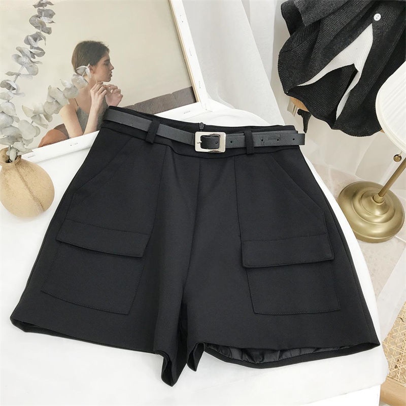 Quần Short Lưng Cao Ống Rộng Thời Trang Mùa Hè Dành Cho Nữ