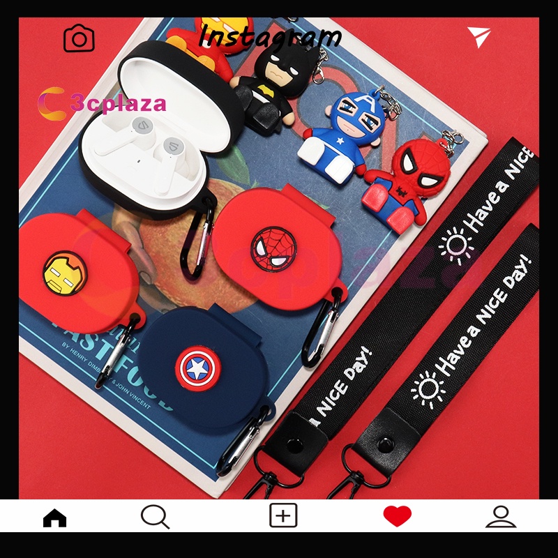 🌟3c🌟NTQ02 SoundPEATS Q case  Silicone Protective Case for  SoundPEATS Q