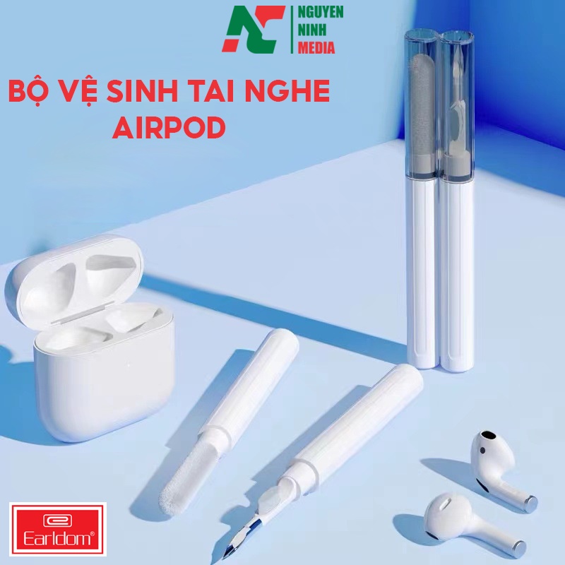 Dụng Cụ Vệ Sinh Tai Nghe Airpods Chuyên Nghiệp Earldom ET-T05 - Hàng Chính Hãng