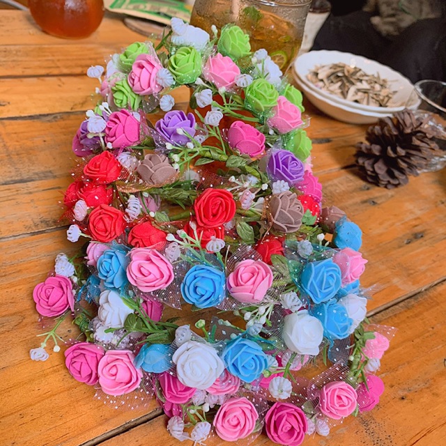 Vòng hoa cho doll 20cm và idv