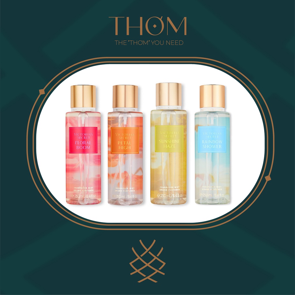 XỊT THƠM VICTORIA'S SECRET BODY MIST BST SPRING DAZE | FLORAL BOOM | SUNSHINE HAZE | RAINBOW SHOWER | PETAL HIGH