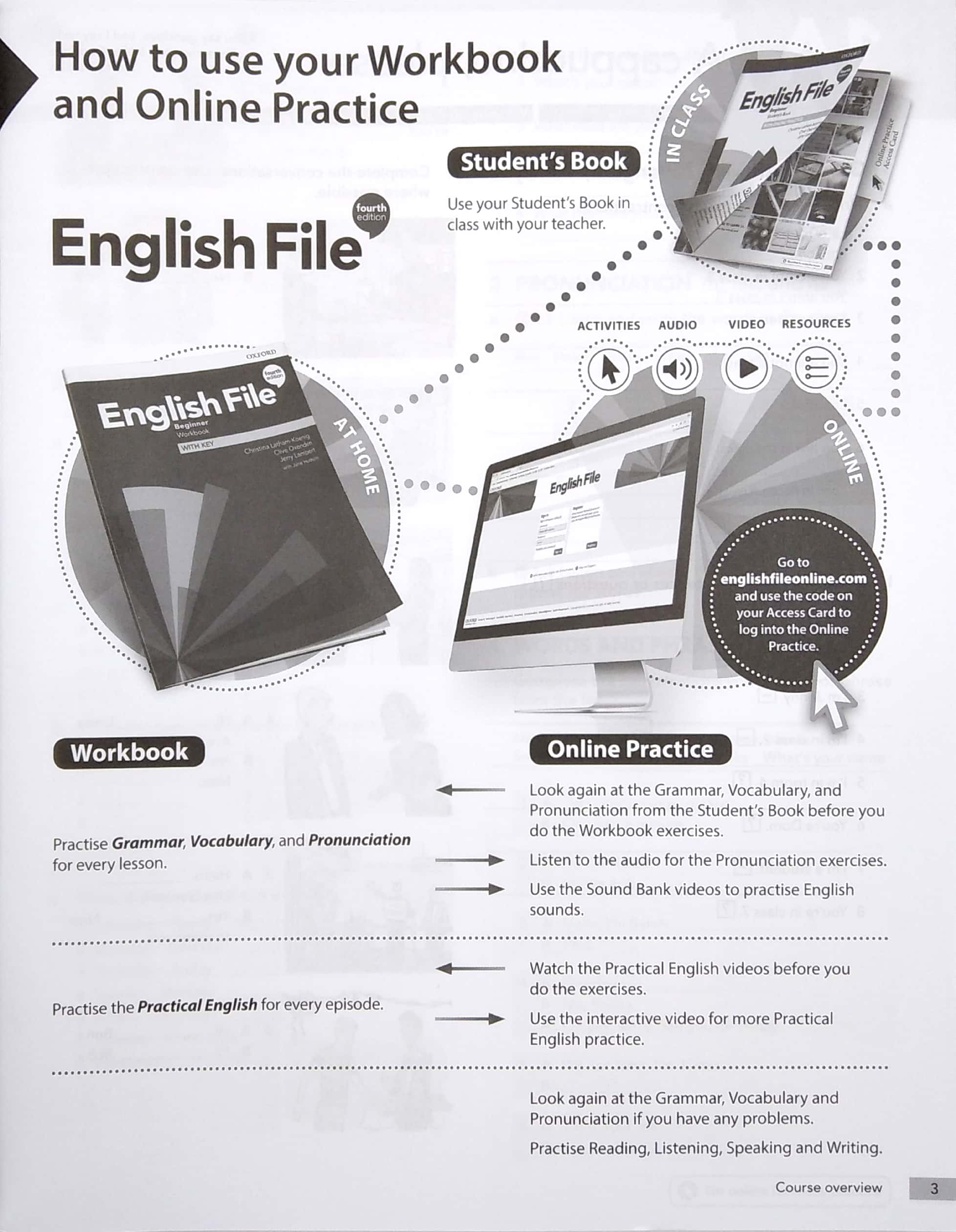 Sách - English File: Beginner: Workbook With Key