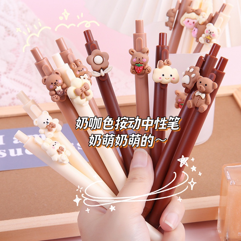Bút bi nước văn phòng mực gel 0.5mm mực đều nét chữ đẹp màu đen