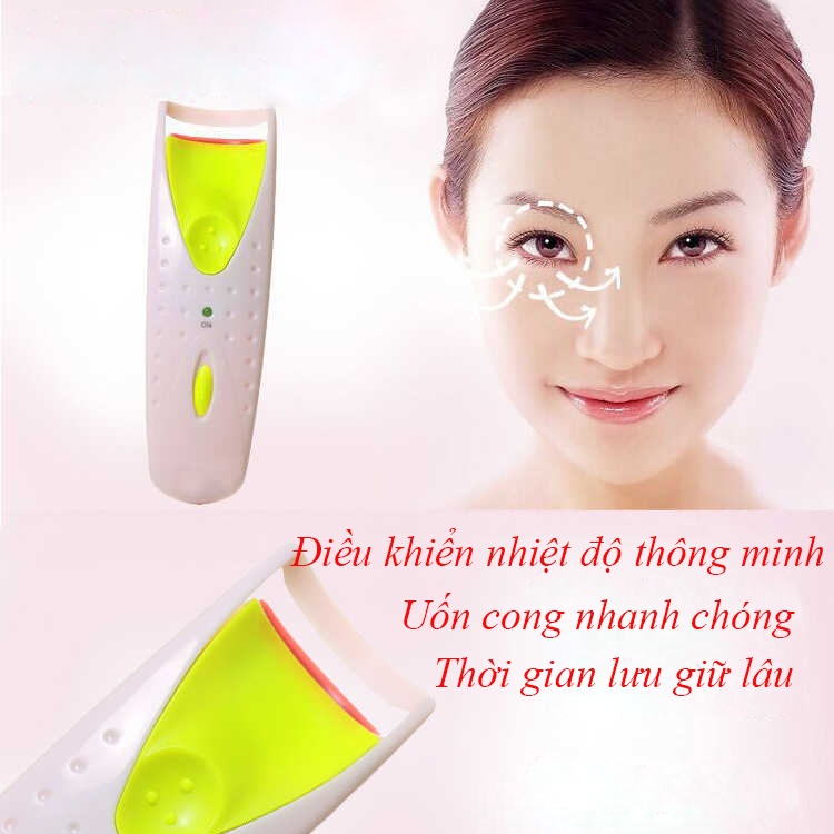 Kẹp Bấm Mi Siêu Tốc 15s Dùng Nhiệt Uốn Cong Cho Làn Mi Quyến Rũ Tinh Tế Sang Trọng (màu ngẫu nhiên)