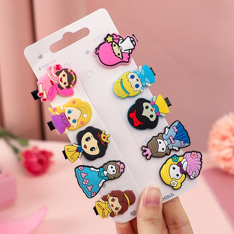 Set 10 Kẹp Tóc Hình Trái Cây Dễ Thương Cho Bé Gái