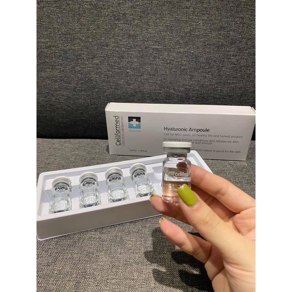 Tinh Chất HA Cô Đặc Siêu Dưỡng Ẩm Tăng Sinh Collagen Cellformed Hyaluronic Ampoule  ( 7ml*5 lọ )