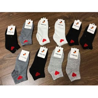 Combo 10 tất tim và 10 tất cổ ngắn