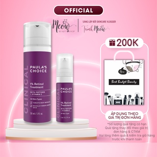 Tinh chất chống lão hoá Paula’s Choice Clinical 1% Retinol Treatment 5ml-30ml