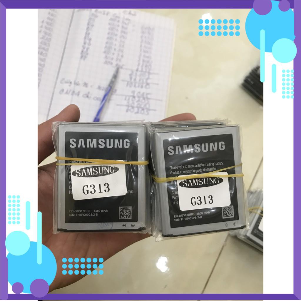 Đẹp rẻ pin samsung galaxy V G313 1500mAh hàng zin lk loại tốt