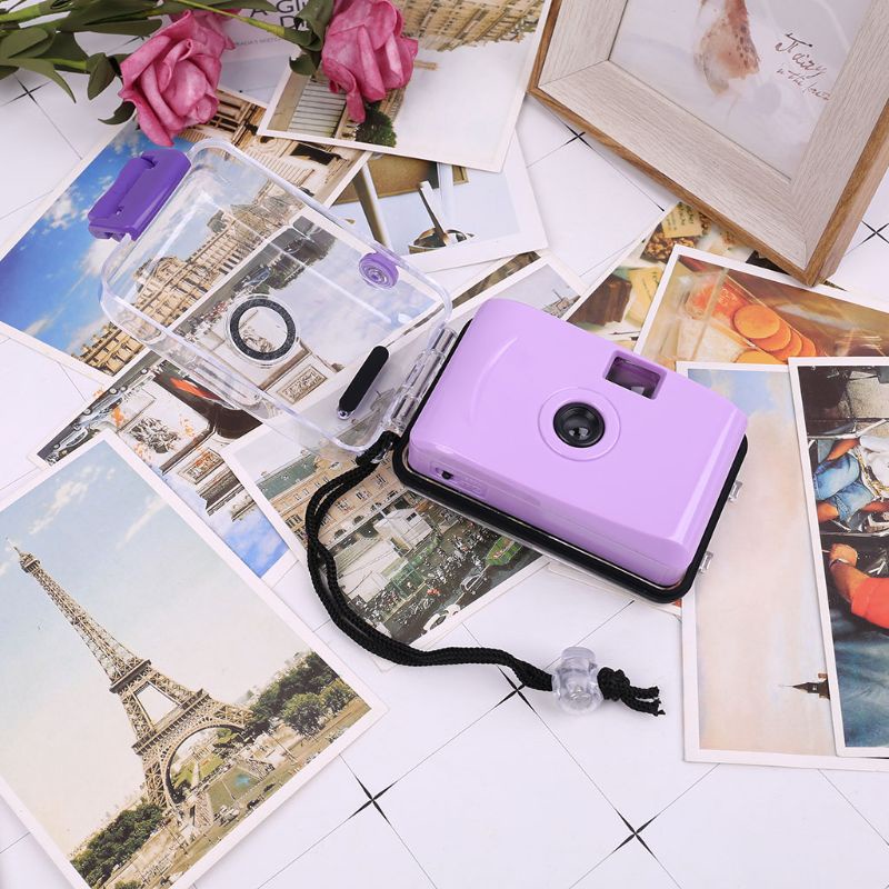 Bonj Máy Ảnh Lomo Mini Dễ Thương Chống Thấm Nước 35mm Với Hộp Đựng Mới