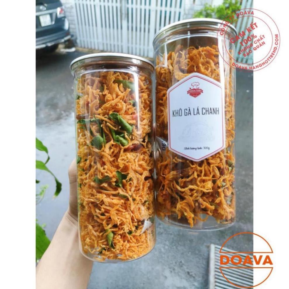 Khô gà lá chanh 300g - Khô Gà Nhà Làm Cam Kết Không Chất Bảo Quản - DOAVA