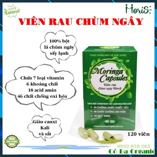 Viên rau chùm ngây Moris 120 viên