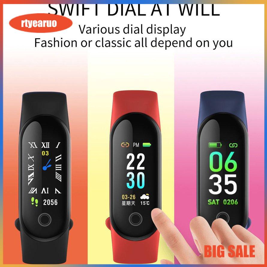 Vòng Đeo Tay Thông Minh Mi Band 3 (0306) Chống Nước Ip67 Đo Nhịp Tim Và Phụ Kiện