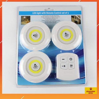 Đèn led trang trí; đèn gắn tường nguyên bộ 3 chiếc kèm điều khiển Giadungbpm