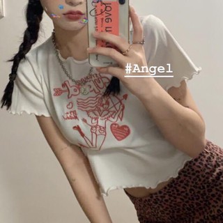 Áo Croptop HELES Phong Cách Ulzzang, Áo Phông Thun Nam Nữ - C03