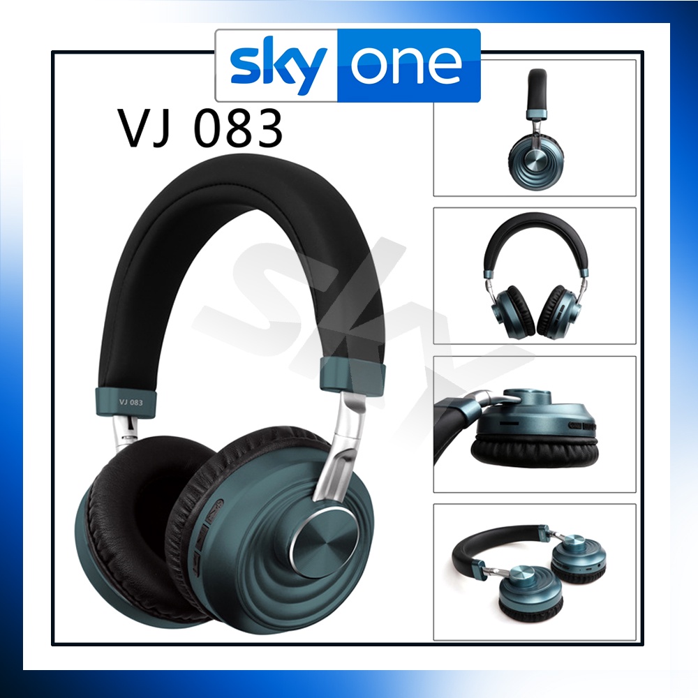 Tai Nghe Bluetooth Chụp Tai VJ 083, Kiểu Dáng Thời Thượng , BASS Siêu Căng ẤM - BẢO HÀNH ĐỔI MỚI