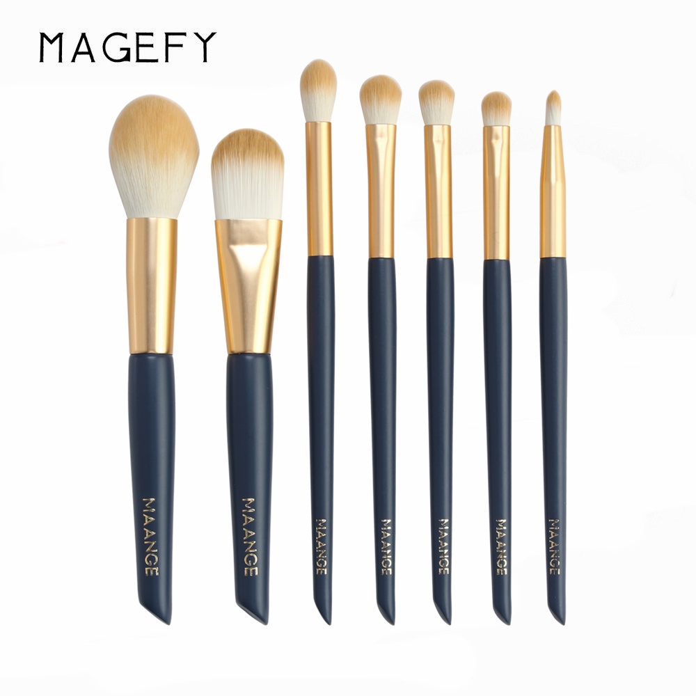 MAGEFY 7 PCS/Set Makeup Brushes Set /Cọ trang điểm đa năng cao cấp chuyên dụng/Cọ trang điểm phấn mắt/ kẻ lông mày/đánh nền/che khuyết điểm/má hồng tiện dụng