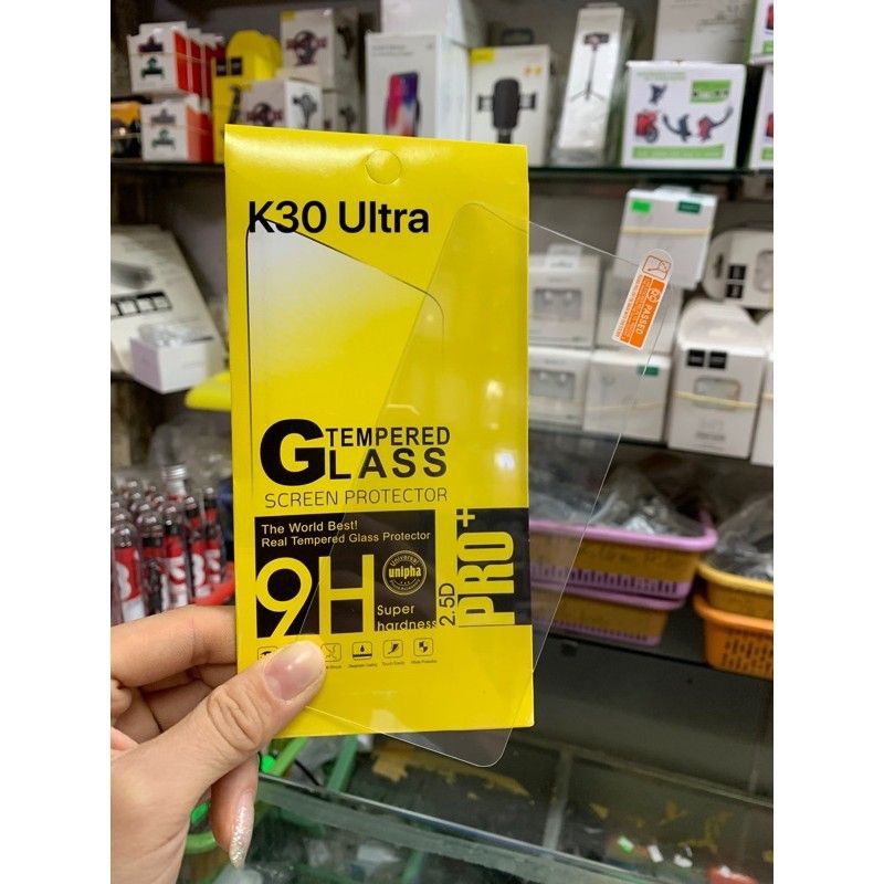 kính cường lực xiaomi redmi K30 ultra trong suốt